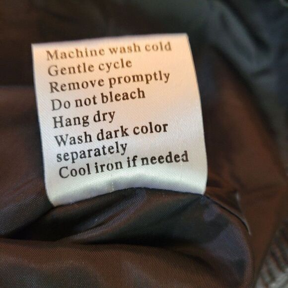 Pendleton Jacket Womens Quilted Formal Textured Zip Up Zip Pockets Black M - Picture 13 of 14